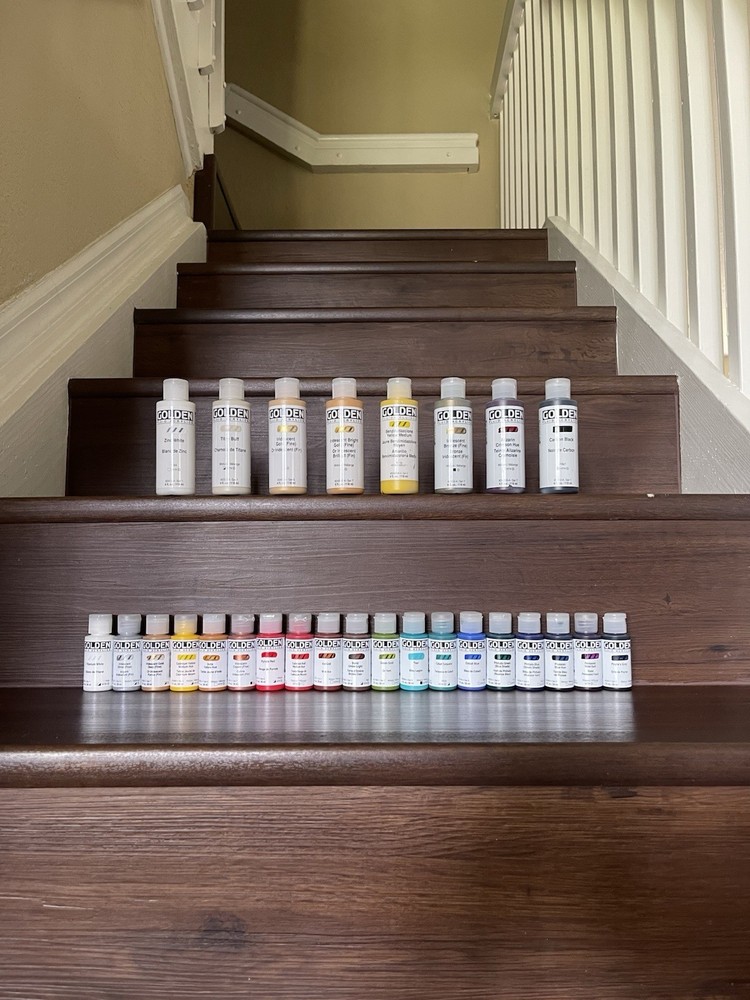 Golden Fluid Acrylics Paint Bundle #10 – Symphony (27 Bottles)