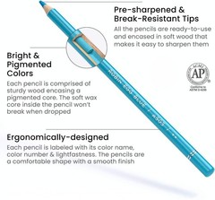 Colored Pencils Set of 72, Soft Wax-Based Colored Pencils for Adults and Arti…