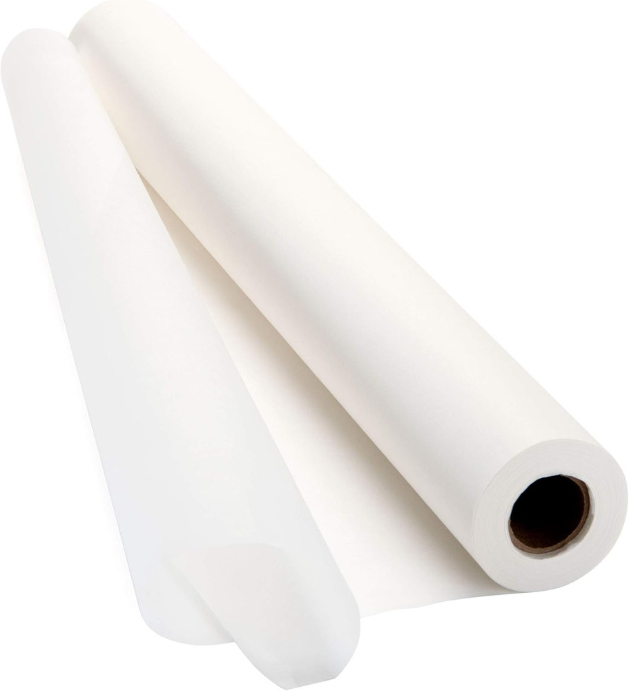 Bee Paper 24″ X 50 Yds Sketch and Trace Roll, White