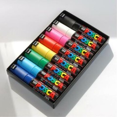 Mitsubishi Uni Posca PC8K8C Marker Bold Point 8 Color Set From Japan