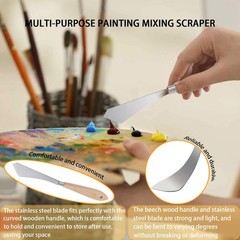 33 Pieces Paint Brush Set, Artist Series, Nylon Bristles with Round, Filbert,…