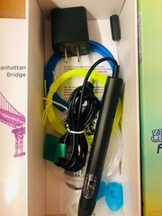 3Doodler 3D Printing Pen FLOW Black with Free Filaments & Guide