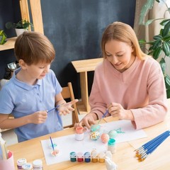 88-Piece Bulk Paint Brush Set – Flat & Round Tips for Kids, Students, Crafts
