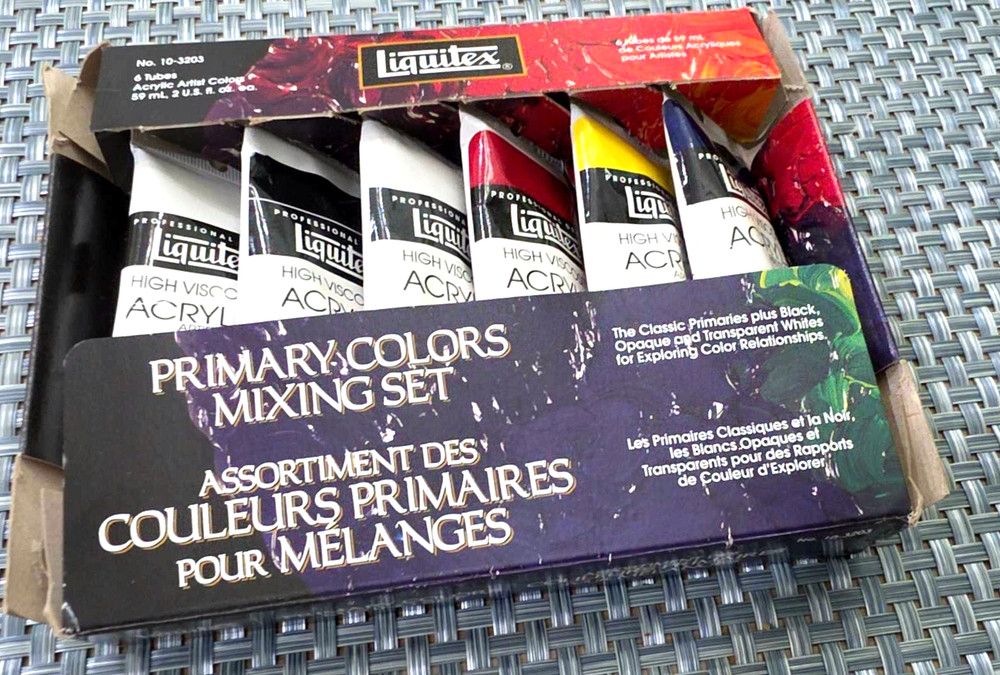 Liquitex Professional High Viscosity Acrylic Paint Set 6 Colors Open Box
