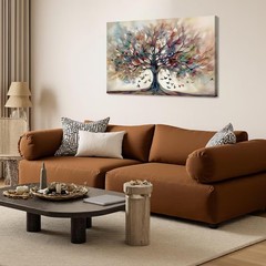 Kyiyhzp Big Tree of Life Canvas Wall Art plant abstract painting print artwor…