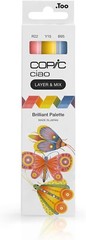 * CLEARANCE* Copic Ciao (Layer & Mix) Set of 3 Palette sketching, manga, hobby