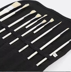 22 Slot Canvas Art Paint Brush Holder & Storage Organizer Roll-Up Case Pencils