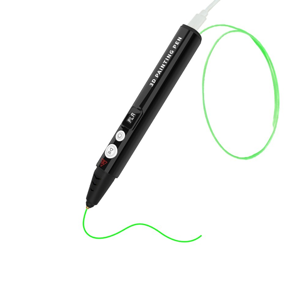 Heavy-Duty 3D Printing Pen Kit 3D Drawing Pen with Led Display 3 Color Filament