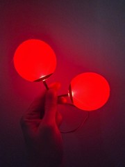 58mm Round LED Light Module – Cosplay Helmet Prop Glow Insert