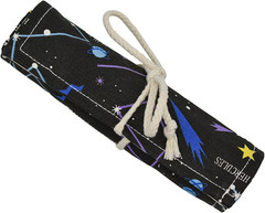 Canvas Colored Pencil Roll Wrap 24/48/72 Slots Coloring Pencil Holder