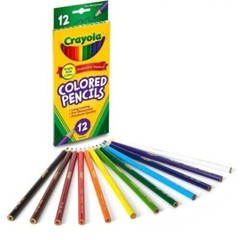 Crayola Colored Pencils Set Multi Colors, 12 Ct. (1-Pack)