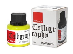 Lemon Yellow Calligraphy Ink 35ml for Dip Pens G Nib Flex Nib Parallel