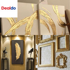Acrylic Paint Metallic Gold, Non Toxic, Non Fading, 100Ml Gold Leaf Paint for Ar