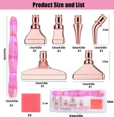 14pcs Diamond Art Pens 14 Piece Set, 14pcs-Pink Pen+Rose Gold
