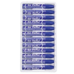 Blue Blue Oil Pastels, 48Pcs Soft Oil Crayons Creamy Pastels Stick Art