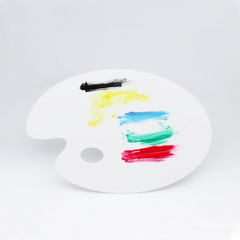 4Pcs Acrylic Paint Palette,Paint Pallet,Art Palette,For DIY Art or Oil Watercolo