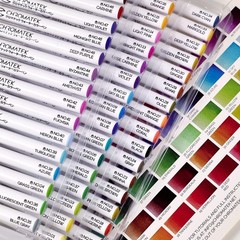 54 Watercolor Pens Set with Pad & Video Tutorials – 50 Colors, 4 Aquapens