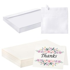 20 Sets Blank Watercolor Cards with Envelopes, 5 x 7 in Watercolor Paper Card…