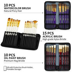 179Pcs Professional All-in-One Art Painting Kit with Aluminum & Beech Wood Ea…