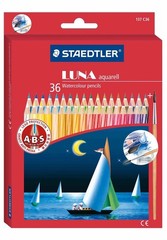 36 Color Set Sd137C36 Luna Watercolor Pencil (Japan Import)