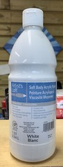 Artist’s Loft Soft Body Acrylic Paint, White 1QT/0.94L Bright Non Toxic