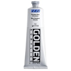 5 oz Heavy Body Acrylic Color Paint Cerulean Blue Chromium Artist Art Supplies