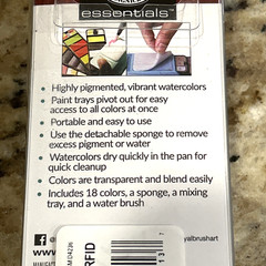 Royal Langnickel Essential Watercolor Artist Colors. FlipKit 18 Colors~New