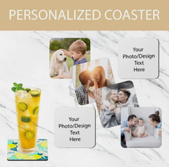 Custom Modern Solid Stone Coasters Kitchen & Tabletop Decorations
