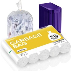 Small Trash Bags 4 Gallon Garbage Bags Bathroom Kitchen Office Waste Basket L…