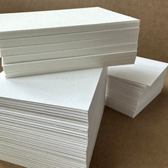 ACEO Blank Paper Pack- 400 cards, 100% Cotton, Bright White, 2.5×3.5 inches