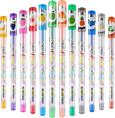 36 Pcs Scented Glitter Gel Pens for Kids, Cute Coloring Smooth Writing Gel Pens