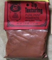 Color-Rite 303 Burnt Sienna Pure Paint Pigments Zip Texturing