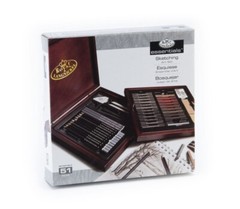 Royal & Langnickel RSET-SKET1600 Premier Sketch Pencil Art Set, 51-Piece
