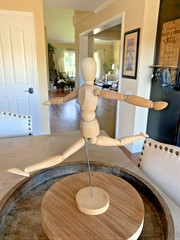 IKEA Gestalta Wooden Drawing Artist Mannequin Figure Poseable Doll Crafts 13″