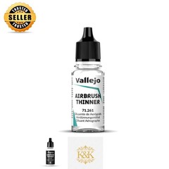Airbrush Thinner 18 ml – Non-Toxic, Waterproof Solution for Acrylics
