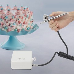 Airbrushing Tool Kit White High Pressure Air Brush Tools With Air Compressor