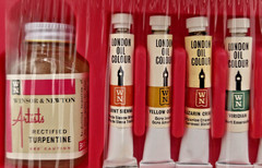 Winsor & Newton VINTAGE UNUSED London Oil Colour Paint Set Kit Outfit No 1 READ