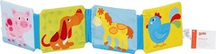Goki – Fabric Drawing Book with Bell and Sound Sheet Coloring Notebooks, Multico