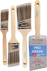 Paint Brushes – 4 Pack Variety Angle Paint Brushes