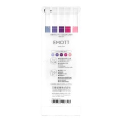 Uniball EMOTT Fine Line Marker Pens, Fine Point (0.4mm), Floral Colors, 5 Count