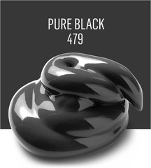 2 Oz Acrylic Paint Pure Black Non Toxic for Indoor Arts and Crafts Projects