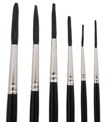 Andrew Mack Brush AM169-0-10 Series 169 Blue Squirrel and Black Synthetic Mix