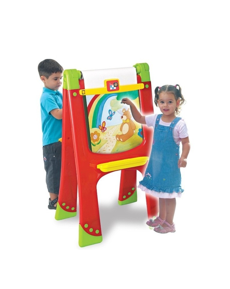 AMAV – 5 in 1 Double Sided Easel, Paper , Dry Erase, Chalkboard New