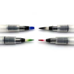 Water Coloring Brush Pen Set (Length: 6.1 inches), Leakproof for Watercolor P…