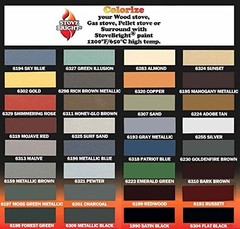 Stove Bright Fireplace Satin Black Paint – 12 Ounce (Pack of 1),