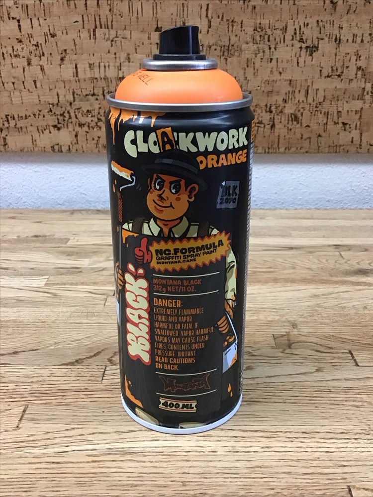 Montana MTN Spray Paint Cloakwork Orange 400ml New QU-1
