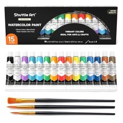 Watercolor Paint Set Watercolor Paint in 0.4 Fl Oz (Pack of 15) 15 Colors
