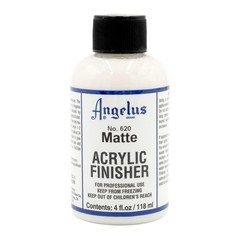 Matte Acrylic Finisher 4 fl oz – Flexible Clear Coat for Leather Shoes, Bags,…