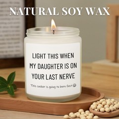 Son in Law Gifts Funny, Christmas Fathers Day 3.5 x 2.8 inches, White
