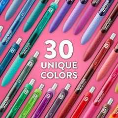 Vibrant 36-Pack InkJoy Gel Pens – 0.7mm Medium Point, Quick-Dry Black Ink